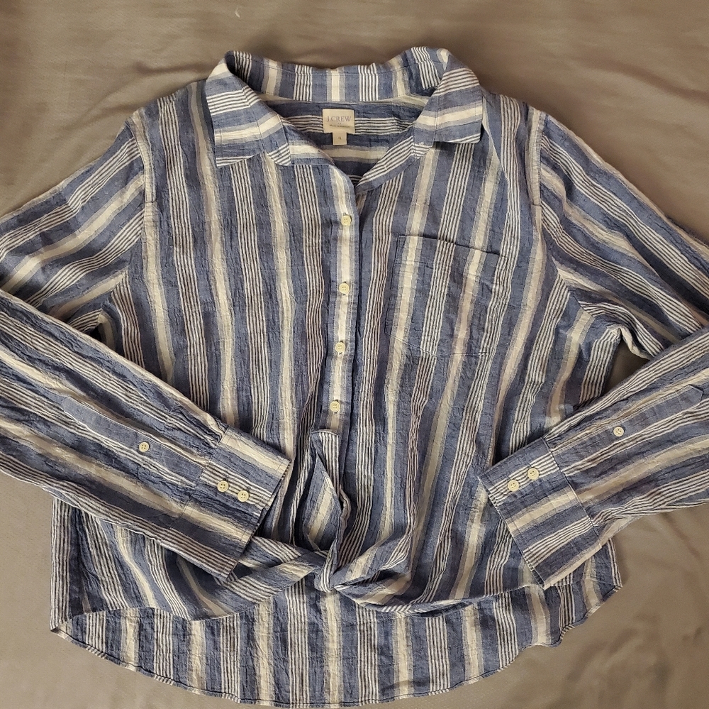 J. Crew knotted top